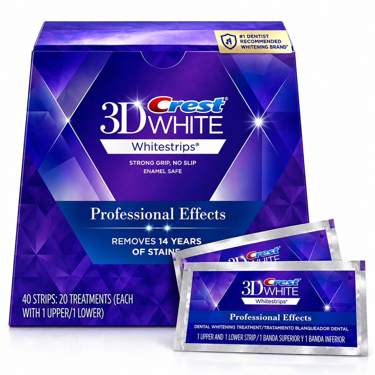 Crest 3D Whitestrips Professional Effects – Teeth Whitening Strips
