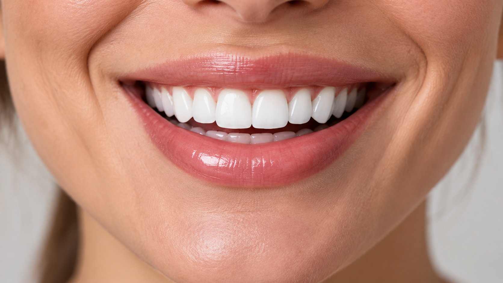Close-up of a smile